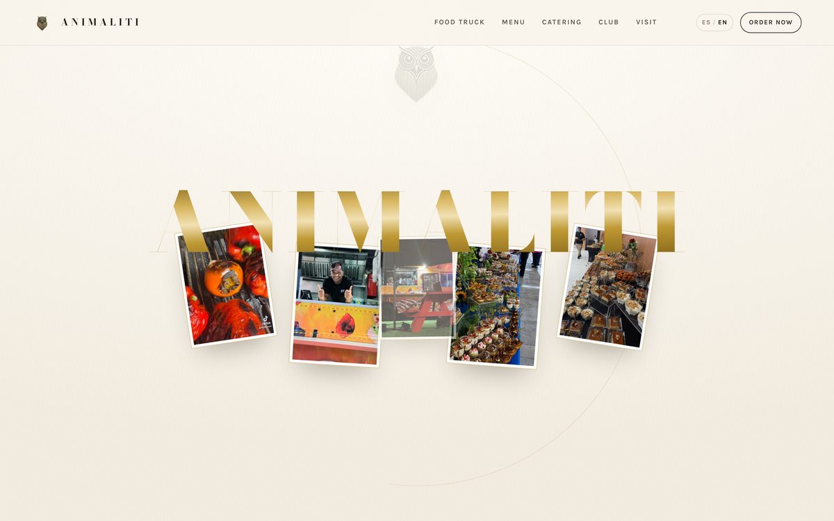 Animaliti website built by Trazo