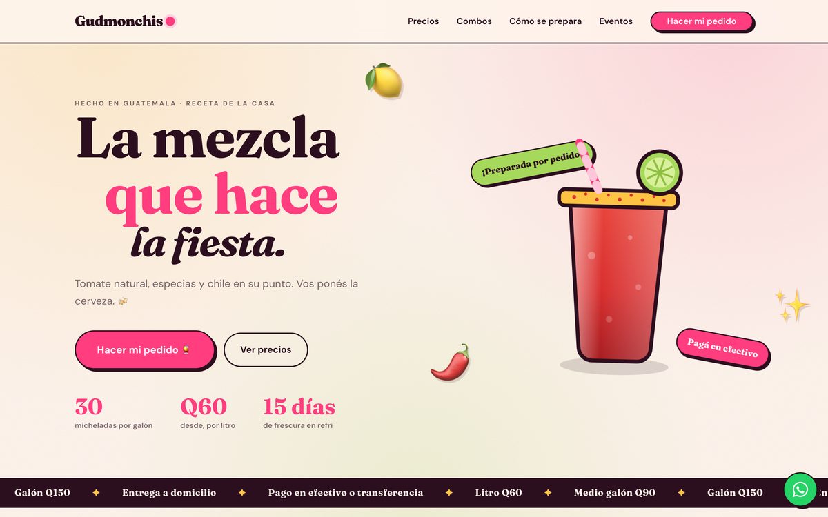 Gudmonchis website built by Trazo