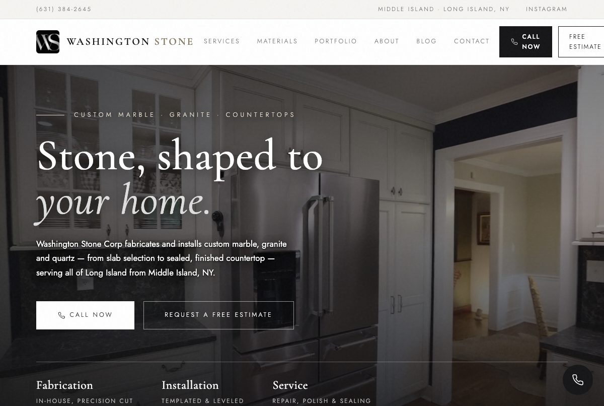 Washington Stone Corp website